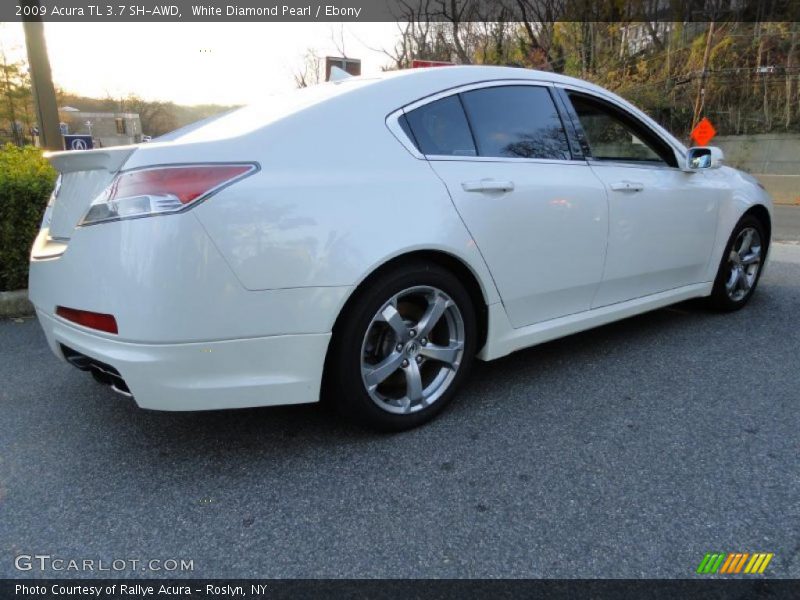 White Diamond Pearl / Ebony 2009 Acura TL 3.7 SH-AWD
