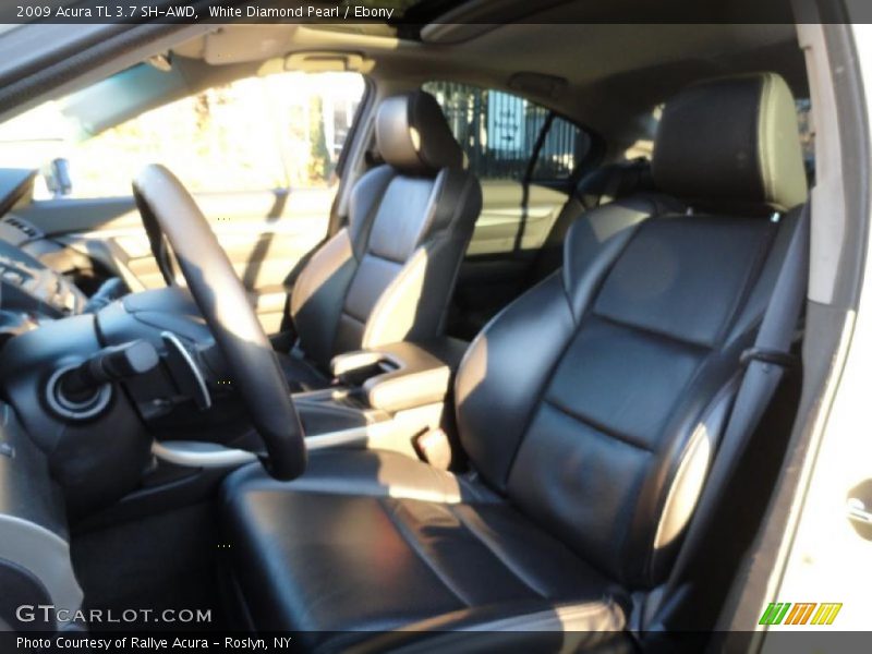 White Diamond Pearl / Ebony 2009 Acura TL 3.7 SH-AWD