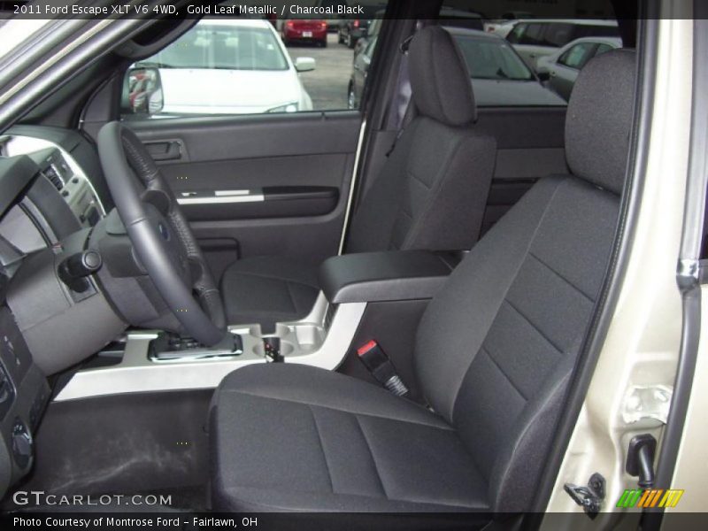  2011 Escape XLT V6 4WD Charcoal Black Interior