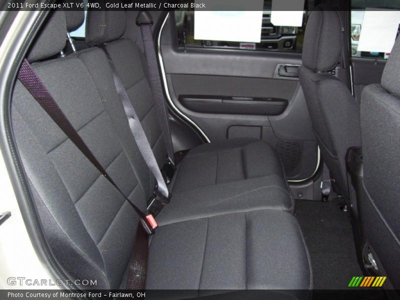  2011 Escape XLT V6 4WD Charcoal Black Interior
