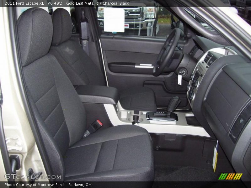  2011 Escape XLT V6 4WD Charcoal Black Interior