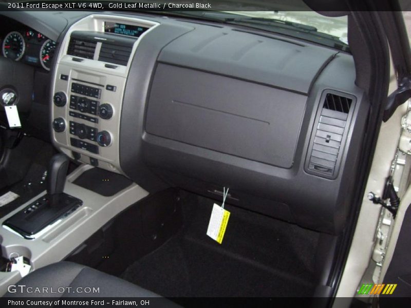 Gold Leaf Metallic / Charcoal Black 2011 Ford Escape XLT V6 4WD