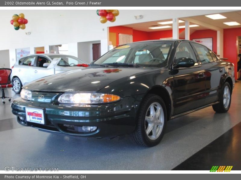 Polo Green / Pewter 2002 Oldsmobile Alero GL Sedan