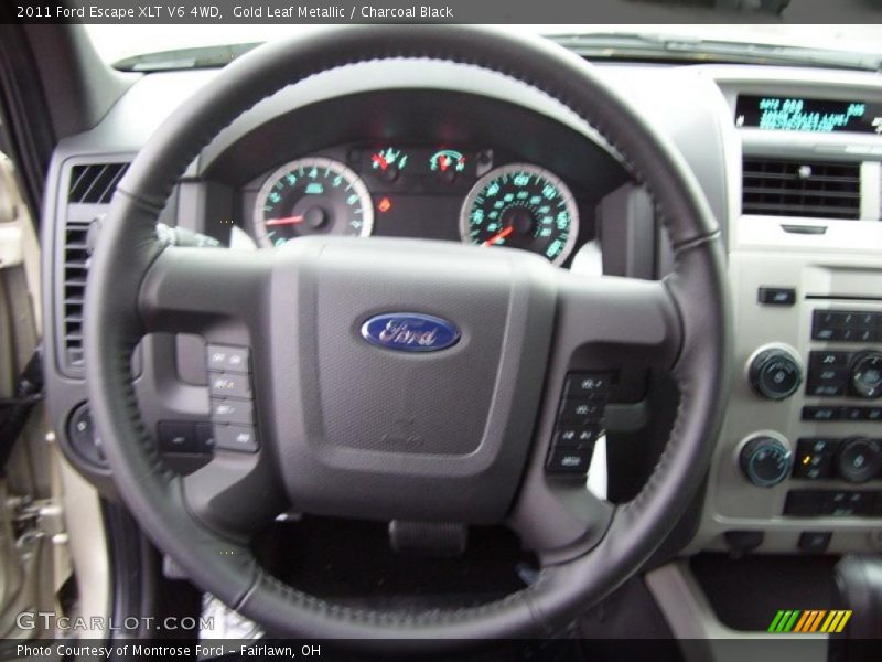 Gold Leaf Metallic / Charcoal Black 2011 Ford Escape XLT V6 4WD