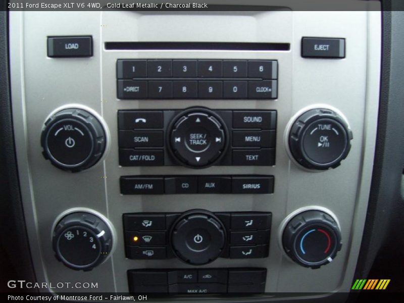 Controls of 2011 Escape XLT V6 4WD