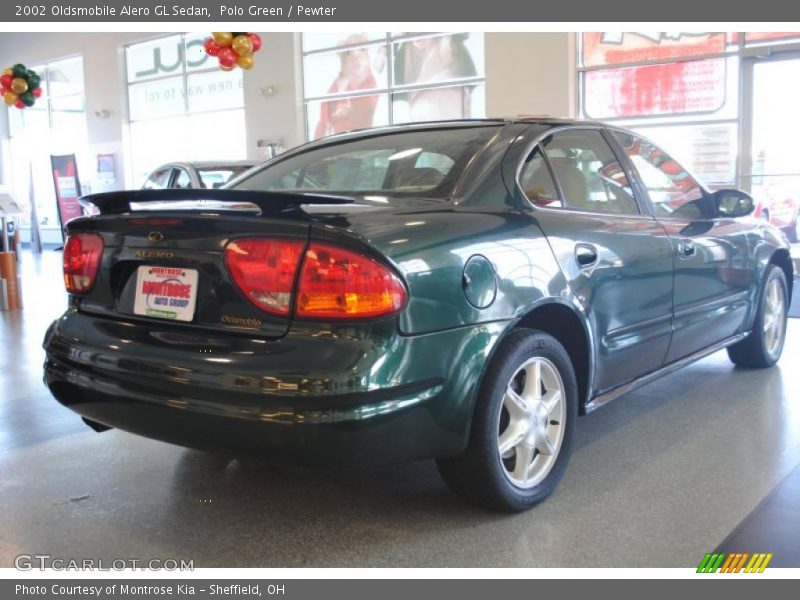 Polo Green / Pewter 2002 Oldsmobile Alero GL Sedan