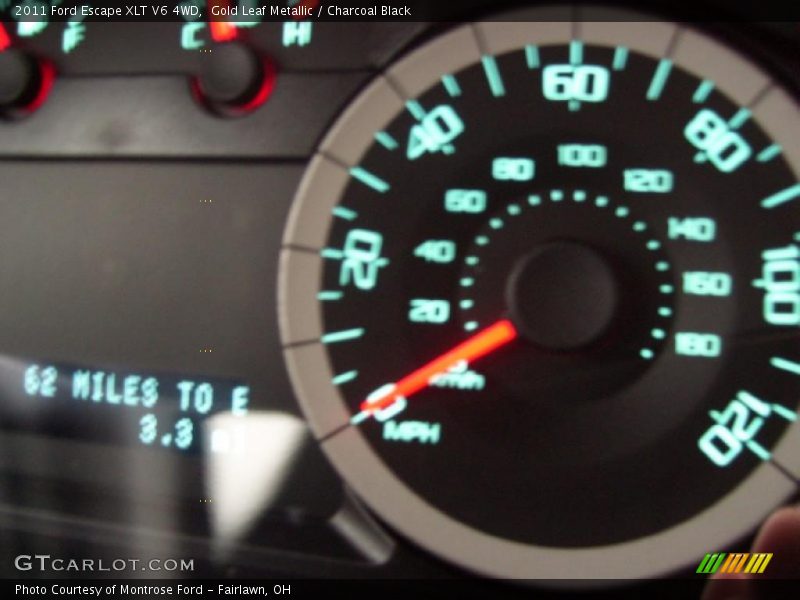 Gold Leaf Metallic / Charcoal Black 2011 Ford Escape XLT V6 4WD