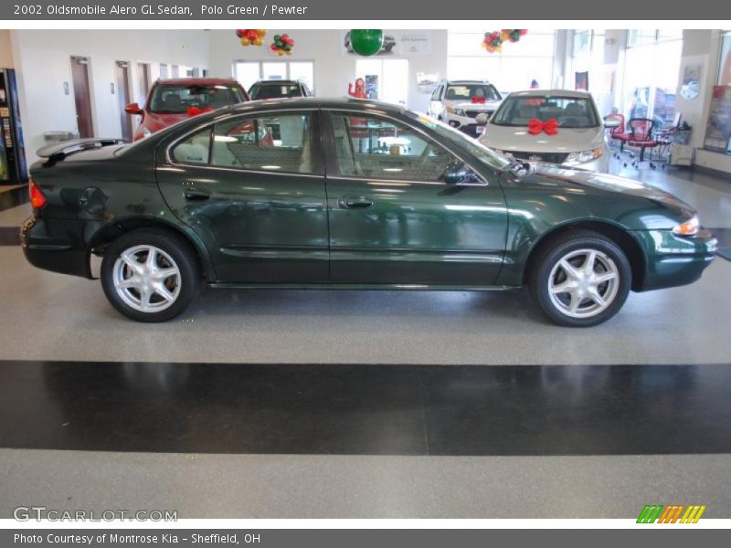 Polo Green / Pewter 2002 Oldsmobile Alero GL Sedan