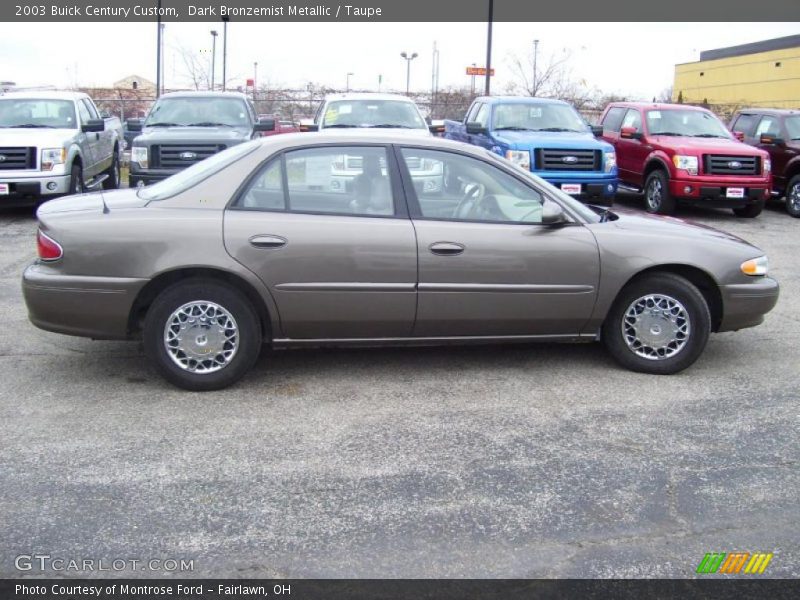 Dark Bronzemist Metallic / Taupe 2003 Buick Century Custom