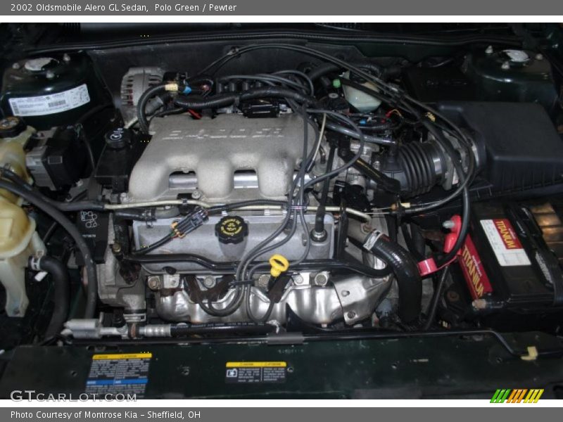 Polo Green / Pewter 2002 Oldsmobile Alero GL Sedan
