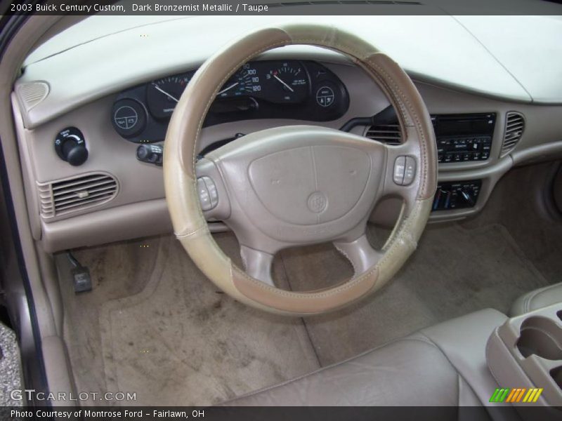 Dark Bronzemist Metallic / Taupe 2003 Buick Century Custom