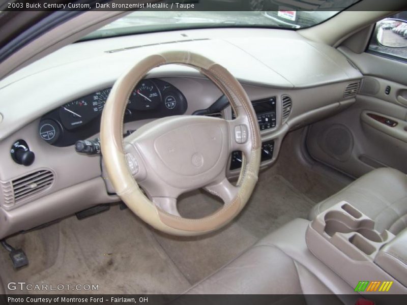 Dark Bronzemist Metallic / Taupe 2003 Buick Century Custom