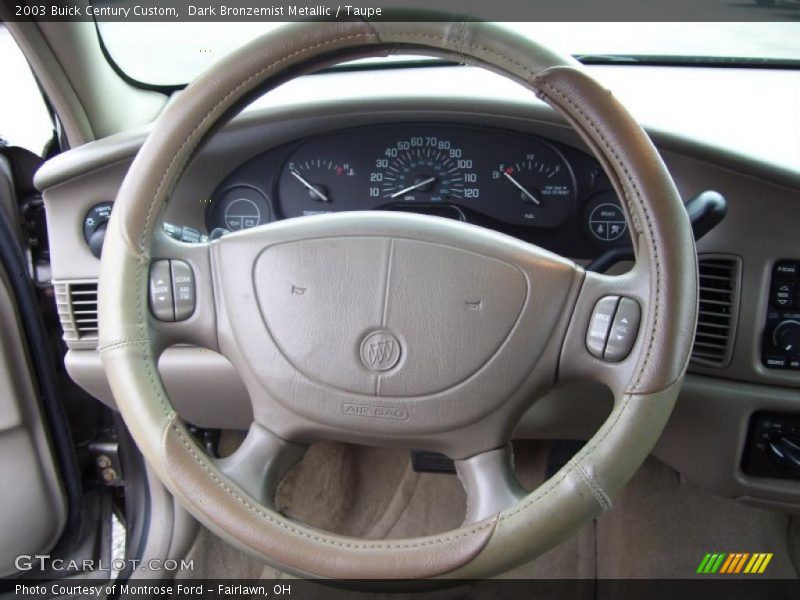 Dark Bronzemist Metallic / Taupe 2003 Buick Century Custom