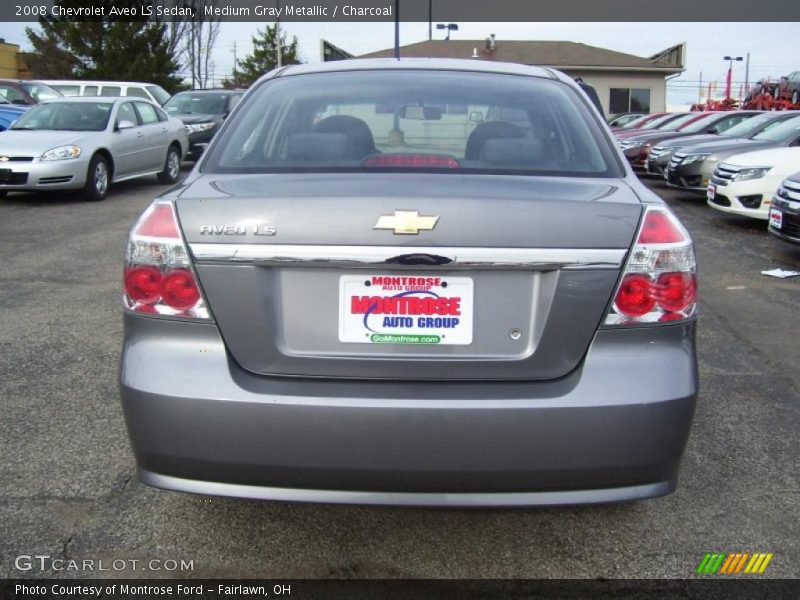 Medium Gray Metallic / Charcoal 2008 Chevrolet Aveo LS Sedan