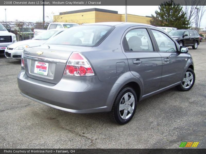 Medium Gray Metallic / Charcoal 2008 Chevrolet Aveo LS Sedan