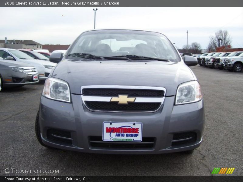 Medium Gray Metallic / Charcoal 2008 Chevrolet Aveo LS Sedan