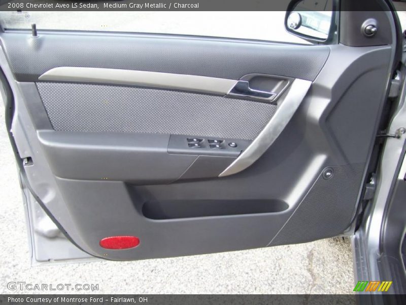 Medium Gray Metallic / Charcoal 2008 Chevrolet Aveo LS Sedan