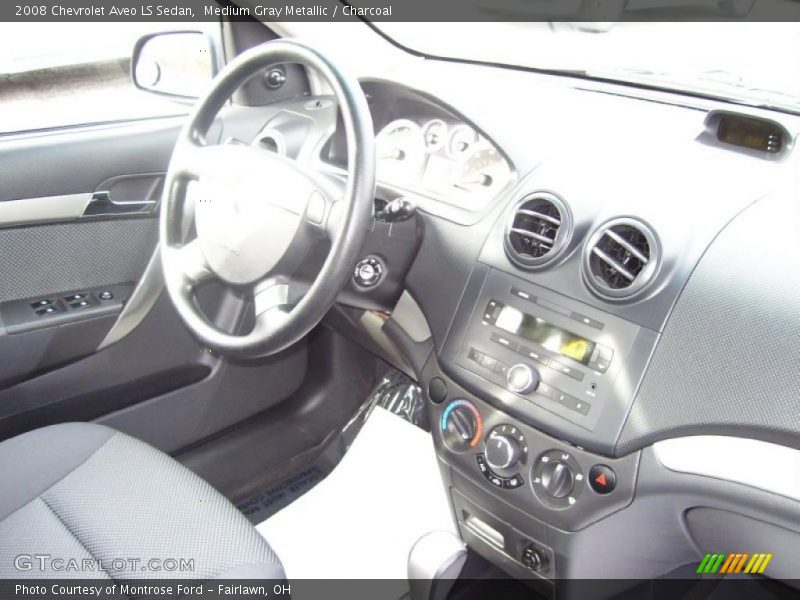 Medium Gray Metallic / Charcoal 2008 Chevrolet Aveo LS Sedan