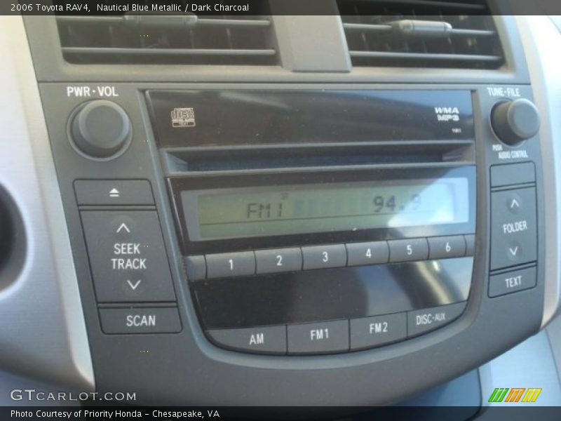 Nautical Blue Metallic / Dark Charcoal 2006 Toyota RAV4