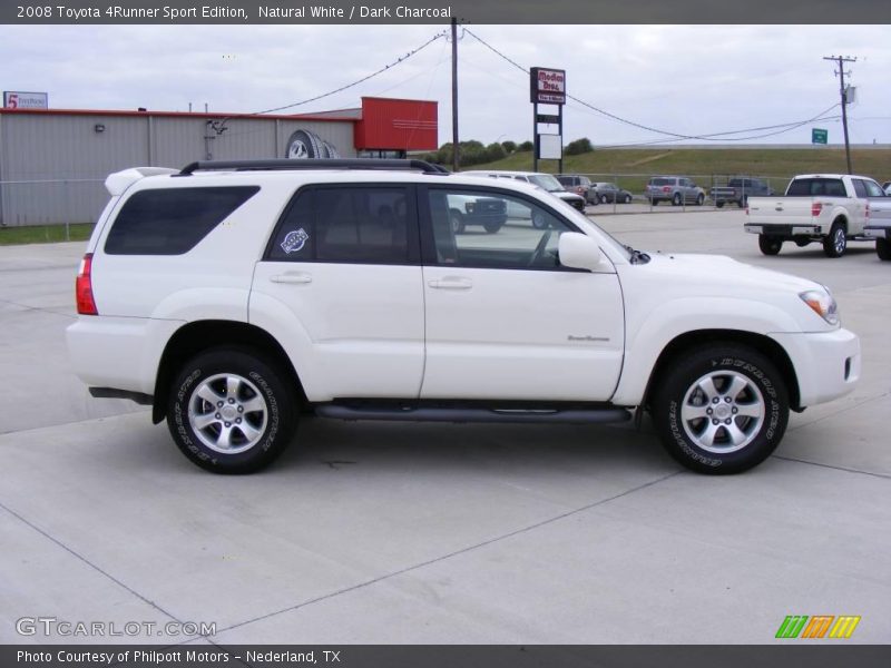 Natural White / Dark Charcoal 2008 Toyota 4Runner Sport Edition