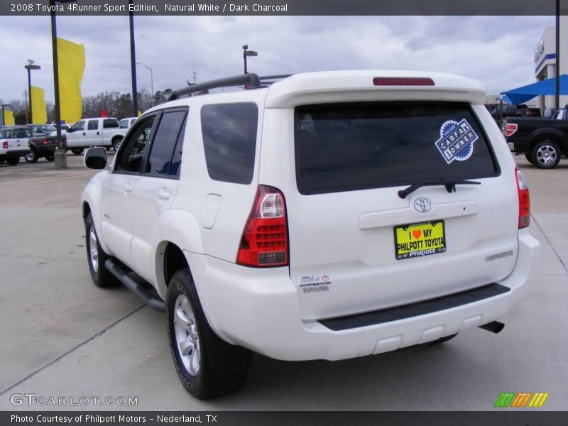 Natural White / Dark Charcoal 2008 Toyota 4Runner Sport Edition