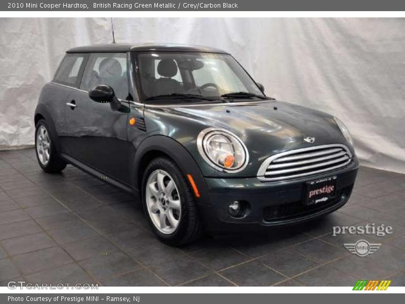 British Racing Green Metallic / Grey/Carbon Black 2010 Mini Cooper Hardtop