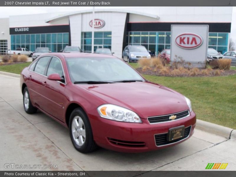 Red Jewel Tint Coat / Ebony Black 2007 Chevrolet Impala LT