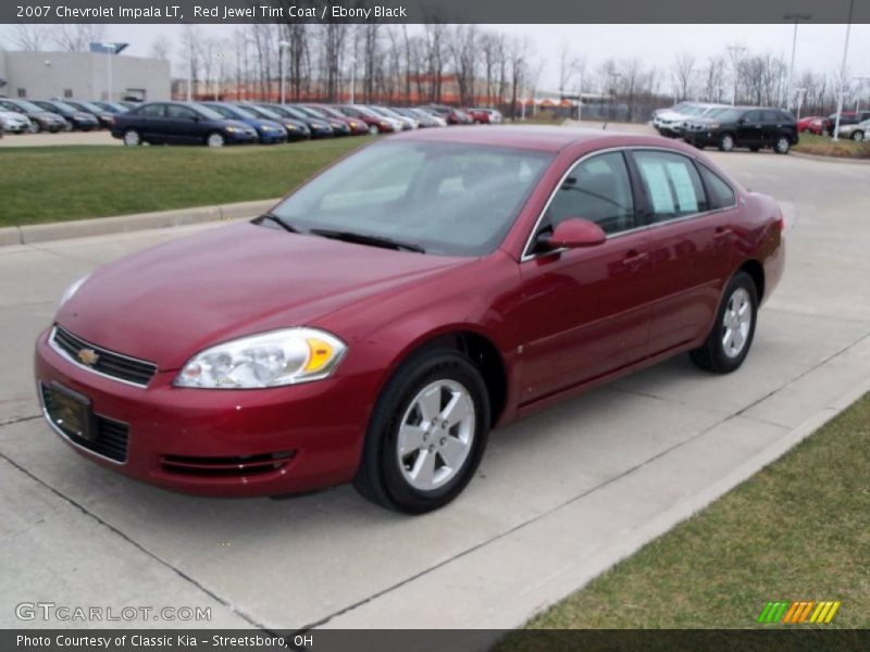 Red Jewel Tint Coat / Ebony Black 2007 Chevrolet Impala LT