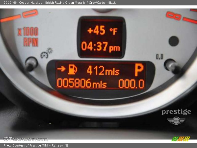 British Racing Green Metallic / Grey/Carbon Black 2010 Mini Cooper Hardtop