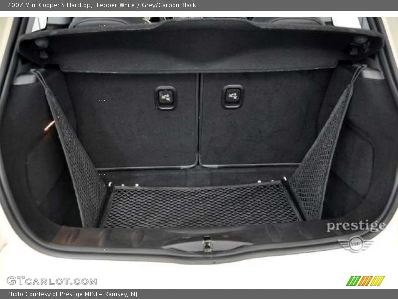 Pepper White / Grey/Carbon Black 2007 Mini Cooper S Hardtop