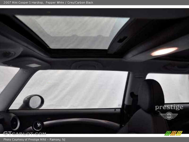 Pepper White / Grey/Carbon Black 2007 Mini Cooper S Hardtop