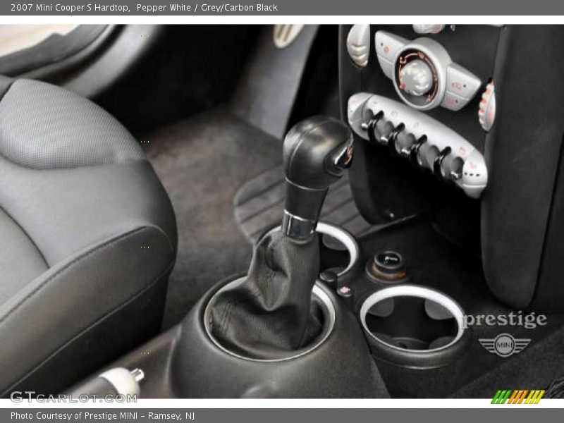 Pepper White / Grey/Carbon Black 2007 Mini Cooper S Hardtop