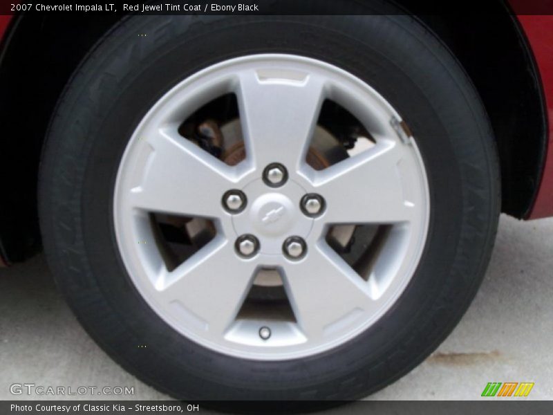 Red Jewel Tint Coat / Ebony Black 2007 Chevrolet Impala LT