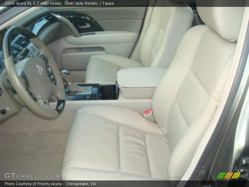  2009 RL 3.7 AWD Sedan Taupe Interior