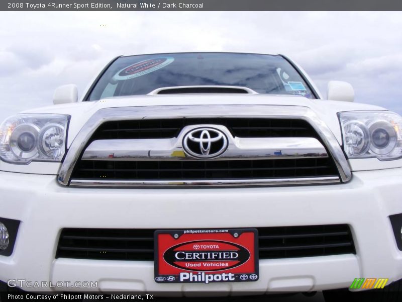 Natural White / Dark Charcoal 2008 Toyota 4Runner Sport Edition