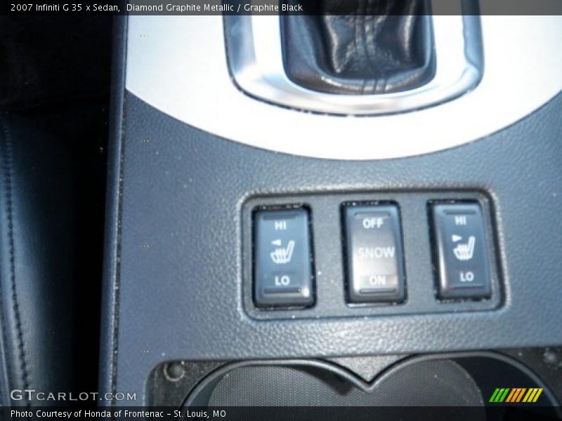 Diamond Graphite Metallic / Graphite Black 2007 Infiniti G 35 x Sedan