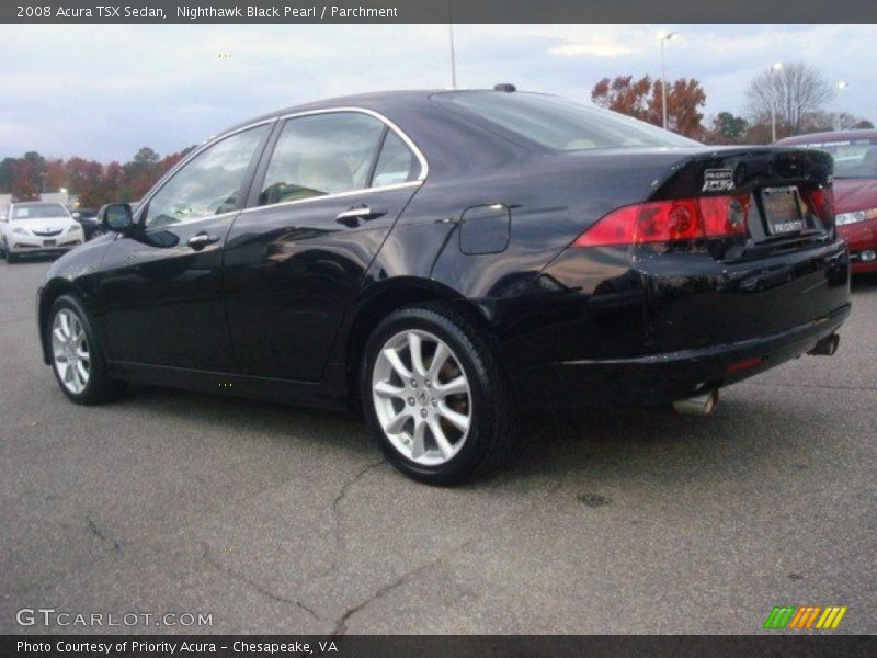 Nighthawk Black Pearl / Parchment 2008 Acura TSX Sedan