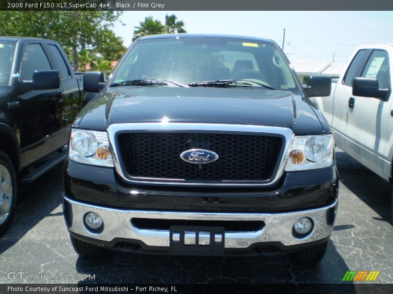 Black / Flint Grey 2008 Ford F150 XLT SuperCab 4x4