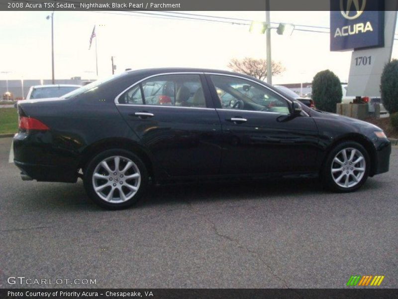 Nighthawk Black Pearl / Parchment 2008 Acura TSX Sedan