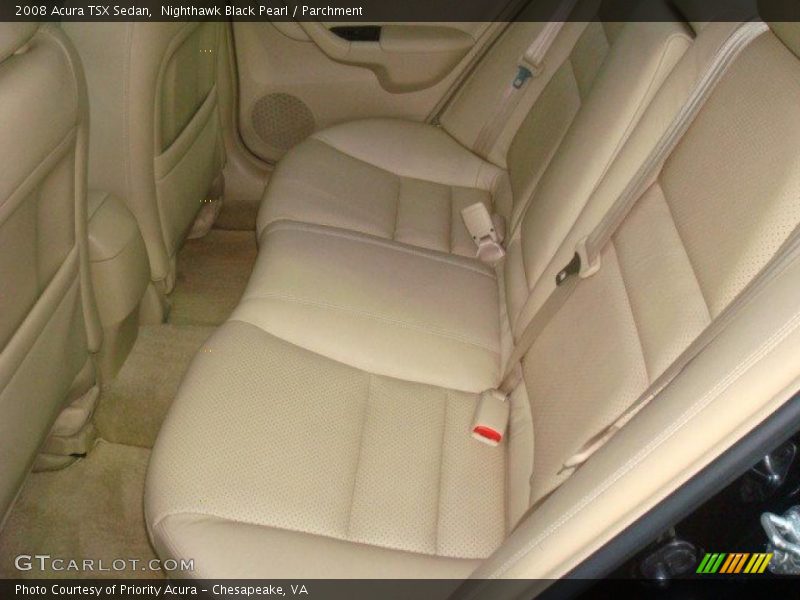 Nighthawk Black Pearl / Parchment 2008 Acura TSX Sedan
