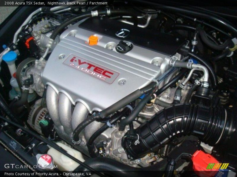 Nighthawk Black Pearl / Parchment 2008 Acura TSX Sedan