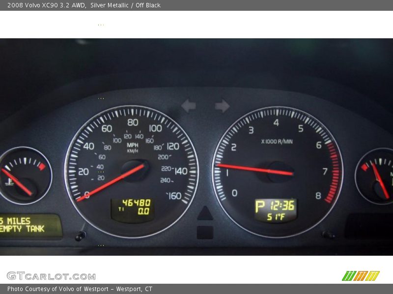 Silver Metallic / Off Black 2008 Volvo XC90 3.2 AWD