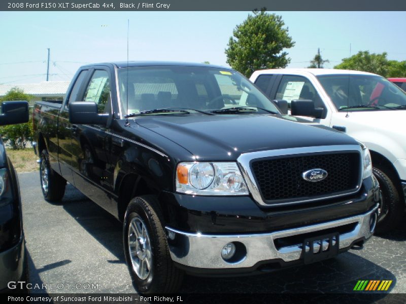 Black / Flint Grey 2008 Ford F150 XLT SuperCab 4x4