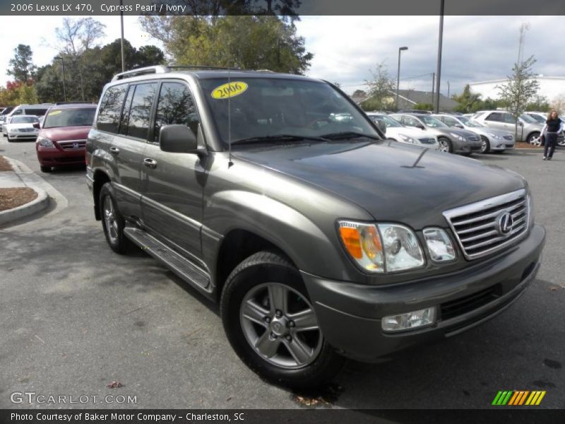 Cypress Pearl / Ivory 2006 Lexus LX 470
