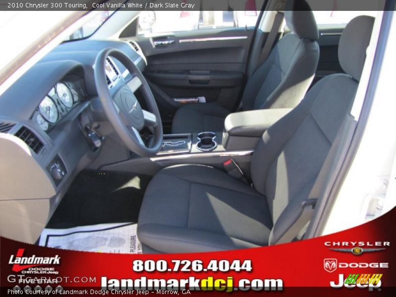 Cool Vanilla White / Dark Slate Gray 2010 Chrysler 300 Touring