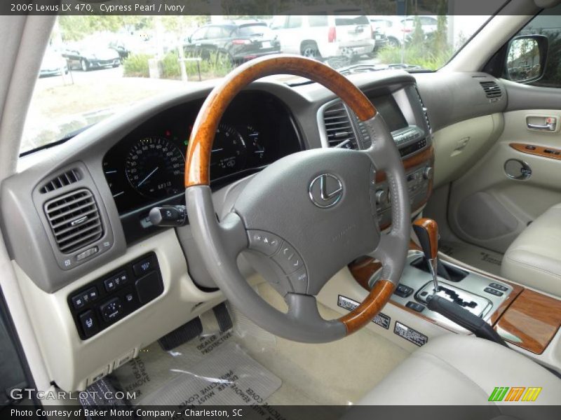 Cypress Pearl / Ivory 2006 Lexus LX 470