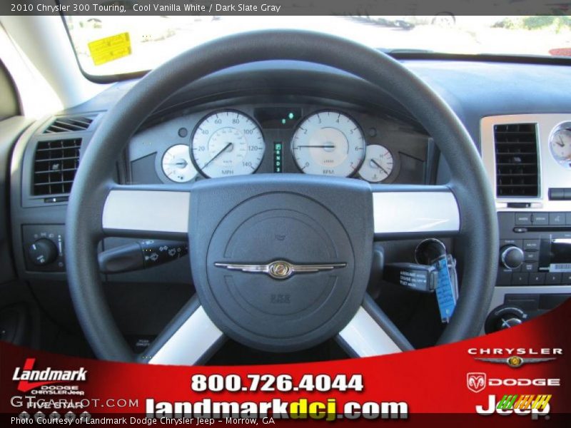 Cool Vanilla White / Dark Slate Gray 2010 Chrysler 300 Touring