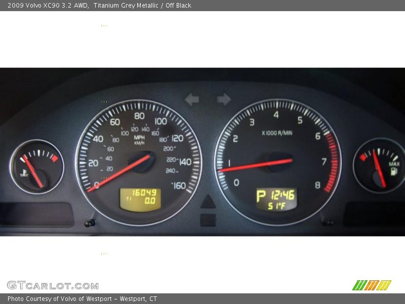 Titanium Grey Metallic / Off Black 2009 Volvo XC90 3.2 AWD