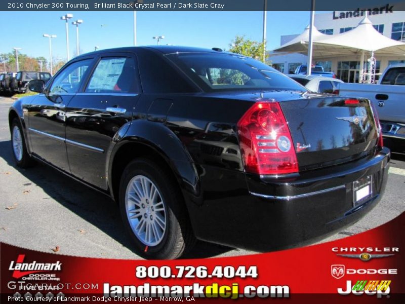 Brilliant Black Crystal Pearl / Dark Slate Gray 2010 Chrysler 300 Touring