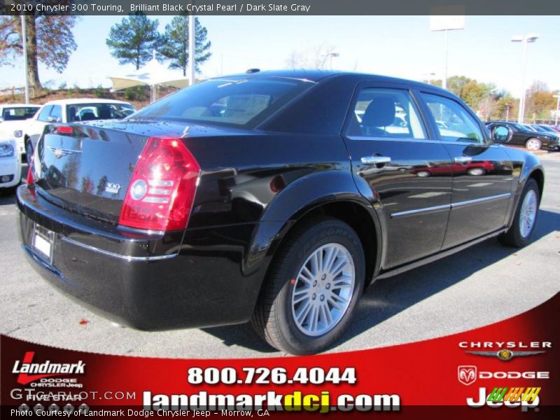 Brilliant Black Crystal Pearl / Dark Slate Gray 2010 Chrysler 300 Touring